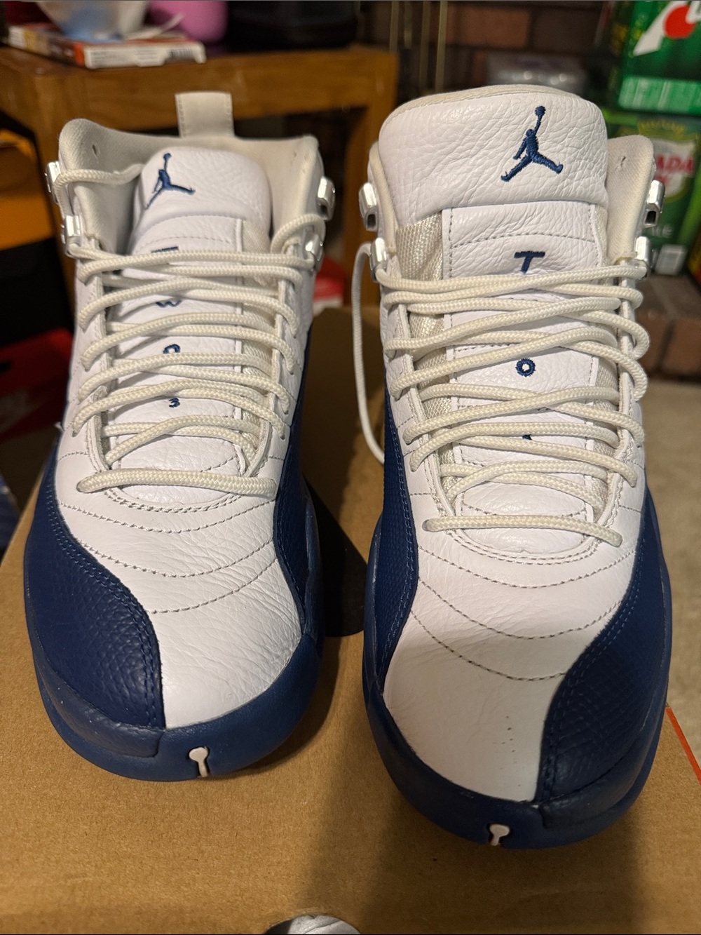 Jordan Men’s Sneakers in White and Navy